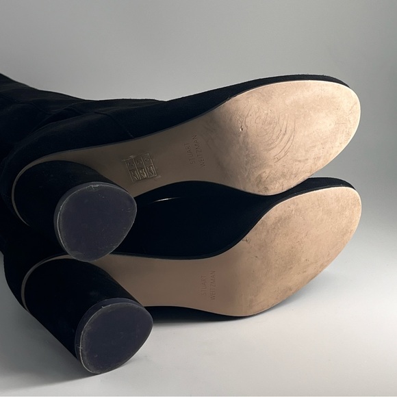 LuxeFindsResale.com Stuart Weitzman Suede Knee High Boots Blackk - Picture 3 of 4